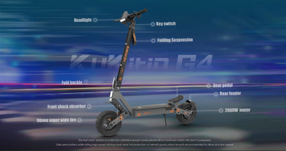 Kukirin G4 (2026) | 1x2000W | 70km/t