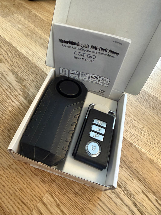 Alarm med fjernbetjening