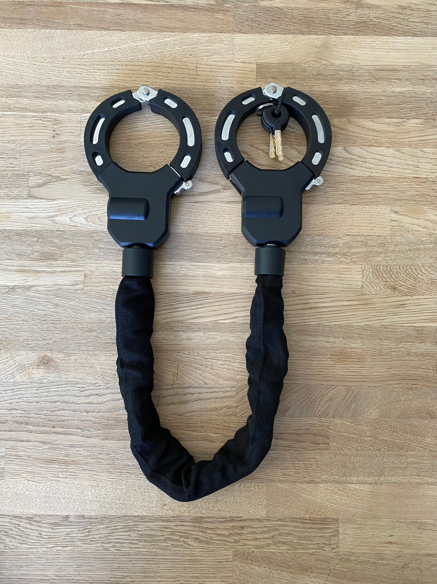 Heavy Duty Dobbelt Håndjern Lås 1,8kg