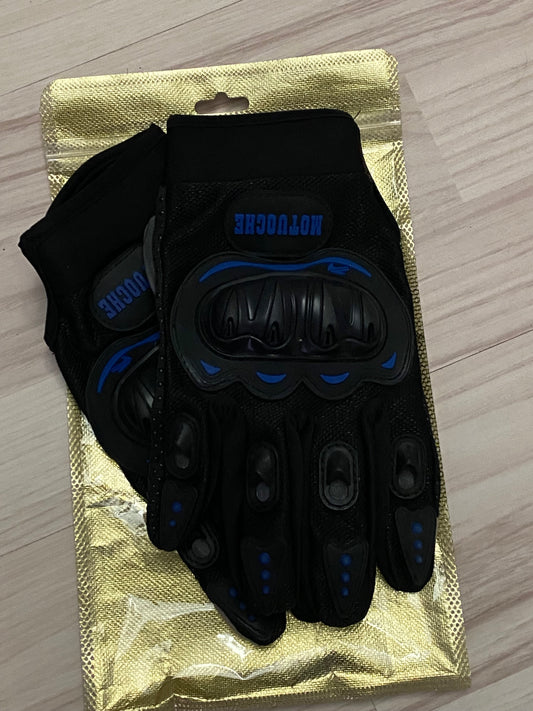 Knuckles Beskyttelseshandsker sort/blå (ONESIZE)