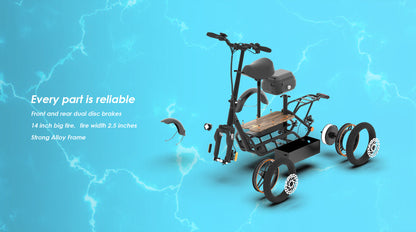 KuKirin C1 Pro (2025) | 1x500W | 45km/t