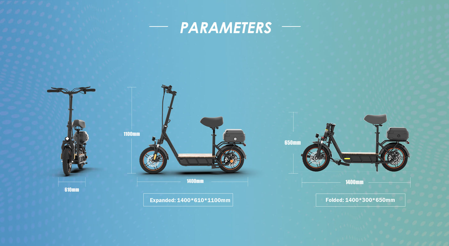 KuKirin C1 Pro (2025) | 1x500W | 45km/t