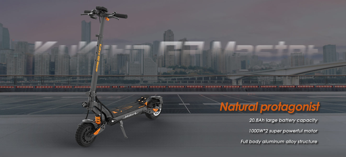 Kukirin G2 Master (2025) | 2x1000W | 60km/t