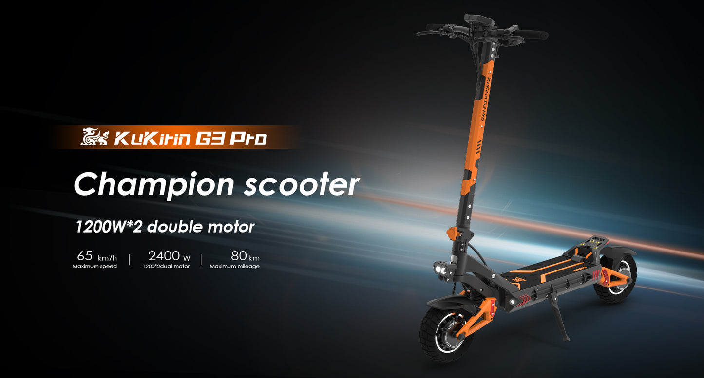 Kukirin G3 Pro (2025) | 2x1200W | 65km/t