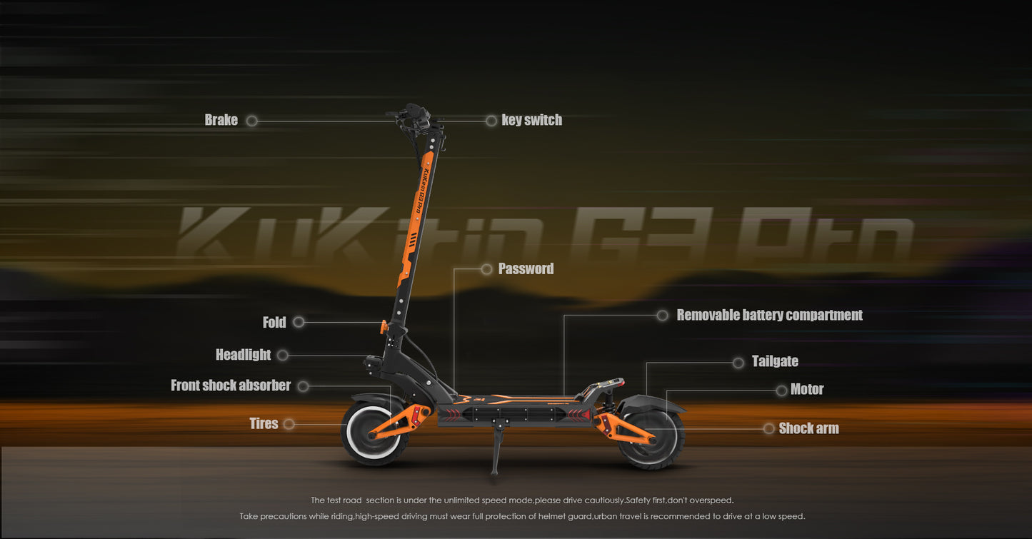 Kukirin G3 Pro (2025) | 2x1200W | 65km/t