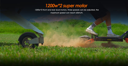 Kukirin G3 Pro (2025) | 2x1200W | 65km/t