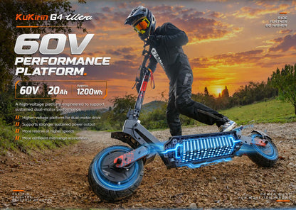 Kukirin G4 Ultra (2026) | 2x1000W | 70km/t