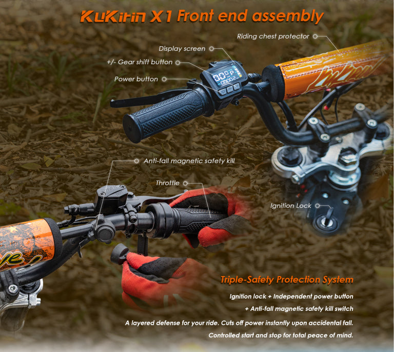 Kukirin X1 (2026) Elektrisk Dirtbike | 1x2000W | 50km/t