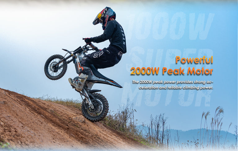 Kukirin X1 (2026) Elektrisk Dirtbike | 1x2000W | 50km/t