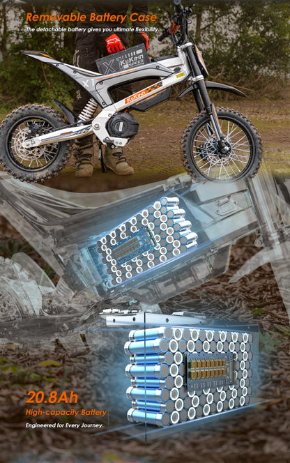 Kukirin X1 (2026) Elektrisk Dirtbike | 1x2000W | 50km/t
