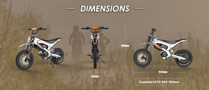 Kukirin X1 (2026) Elektrisk Dirtbike | 1x2000W | 50km/t